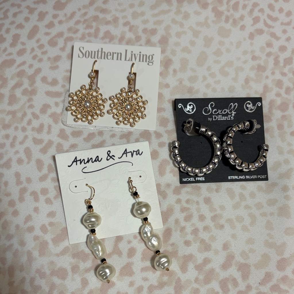 Nwt 3 Piece Earring Bundle